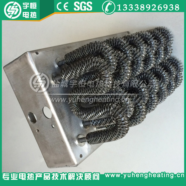 物料烘干空气风道翅片加热器 物料烘干空气风道翅片加热器