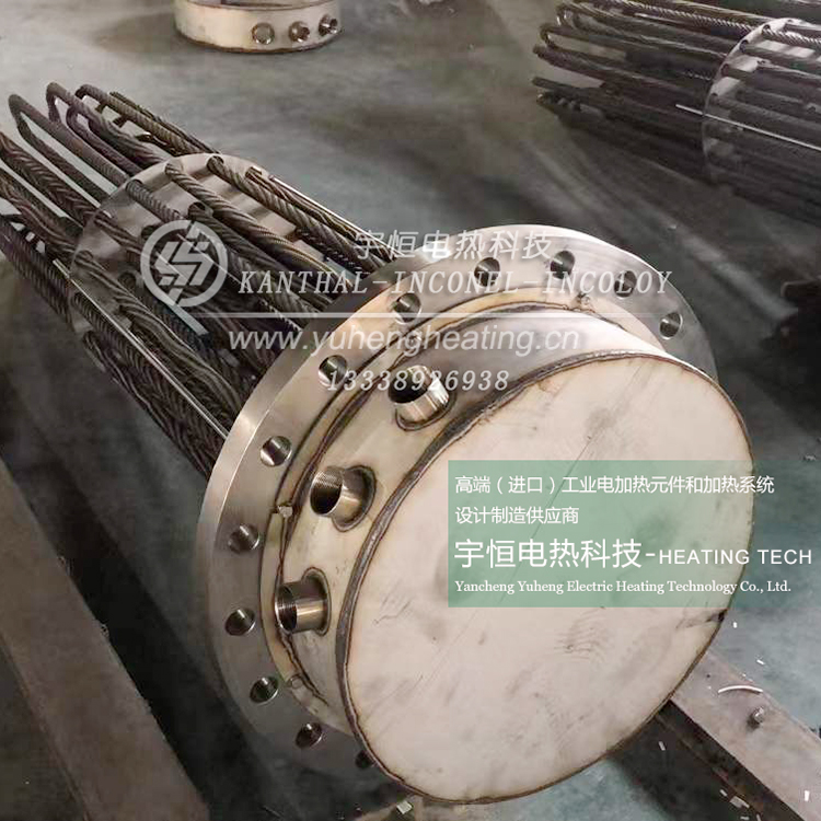 大型法兰不锈钢310S高温翅片加热管